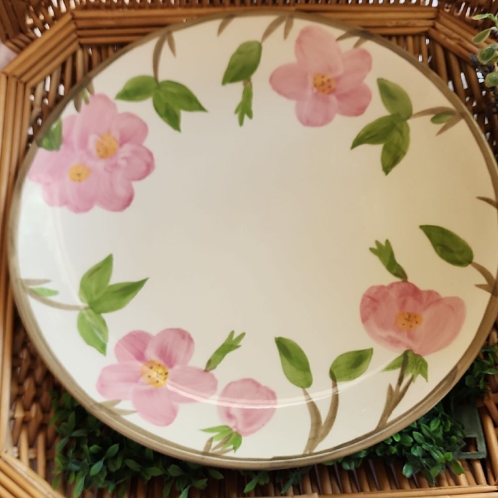 Vintage 90's Franciscan Desert Rose Chop Plate Platter Made In England